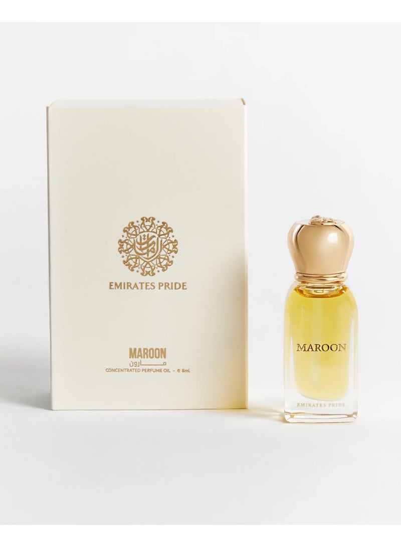 Emirates Pride Maroon Perfume Oil 8ml - Image 1